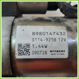 Motorino Avviamento HITACHI S114-925B OPEL ASTRA A04 8980147432