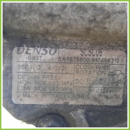 Compressore Clima AC Aria Condizionata DENSO SCS06 FIAT IDEA 4D/2S 517469310