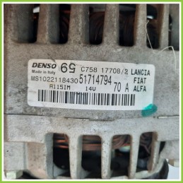 Alternatore DENSO M1022118430 FIAT PANDA 2Q 51714794