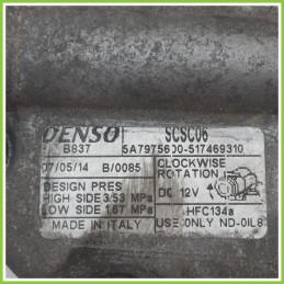 Compressore Clima AC Aria Condizionata DENSO SCS06 LANCIA MUSA TG 517469310