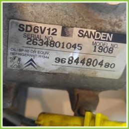 Compressore Clima AC Aria Condizionata SANDEN SD6V12 CITROEN NEMO VP 9684480480