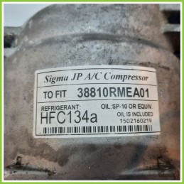 Compressore Clima AC Aria Condizionata HONDA SIGMAJP HONDA JAZZ 1a Serie 38810RMEA01