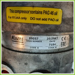 Compressore Clima AC Aria Condizionata NISSENS 89057 OPEL FRONTERA U99 91163105