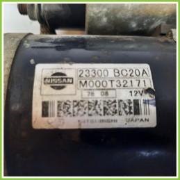 Motorino Avviamento MITSUBISHI M000T32171 NISSAN QASHQAI J10E/JJ10E 2330-BC20A