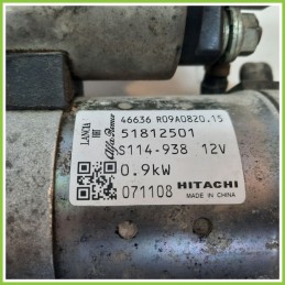 Motorino Avviamento HITACHI S114-938 FIAT PANDA 2Q 51812501