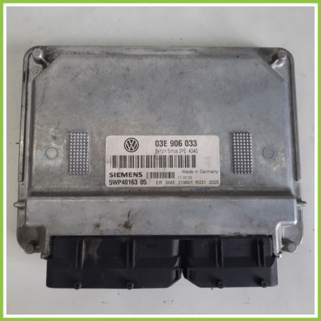 Centralina Motore Iniezione ECU SIEMENS 5WP4016305 VOLKSWAGEN POLO 9N 1.4 TDI 03E906033 2001 2005