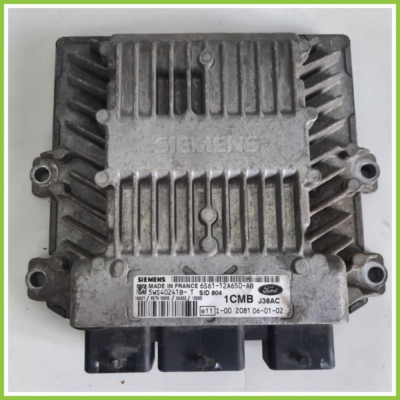 Centralina Motore Iniezione ECU SIEMENS 5WS40241B-T FORD FIESTA CBK 1.4 6S61-12A650-AB 2005 2008