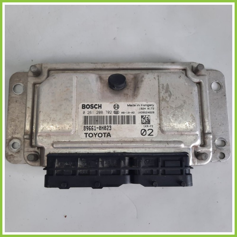 Centralina Motore Iniezione ECU BOSCH 0261208702 TOYOTA AYGO 1a Serie 1.0 12V 89661-0H023 2005 2014