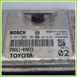 Centralina Motore Iniezione ECU BOSCH 0261208702 TOYOTA AYGO 1a Serie 1.0 12V 89661-0H023 2005 2014