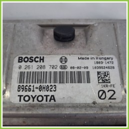 Centralina Motore Iniezione ECU BOSCH 0261207702 PEUGEOT 107 1.0 89661-0H023 2005 2014
