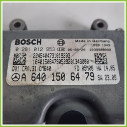 Centralina Motore Iniezione ECU BOSCH 0281012953 MERCEDES-BENZ Classe A W/C169 CDI A6401506479 2004 2013
