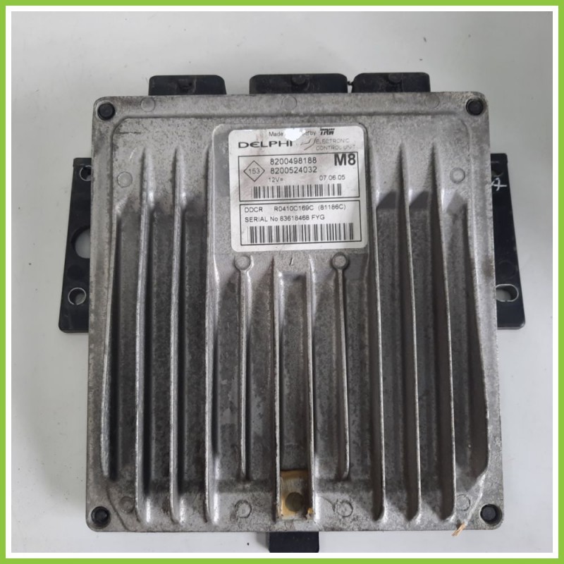 Centralina Motore Iniezione ECU DELPHI R0410C169C NISSAN MICRA K12E 1.5 8200498188 2002 2009