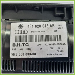 Comandi Clima AC Riscaldamento Condizionatore AUDI A6 4F 3.0 TDI 4F1820043AB 2004 2009