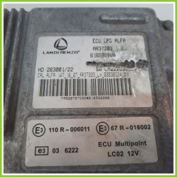 Centralina Motore Iniezione GAS LANDI RENZO 263001/22 ALFA ROMEO 147 W8 1.6 16V Twin Spark 616592000 2004 2011