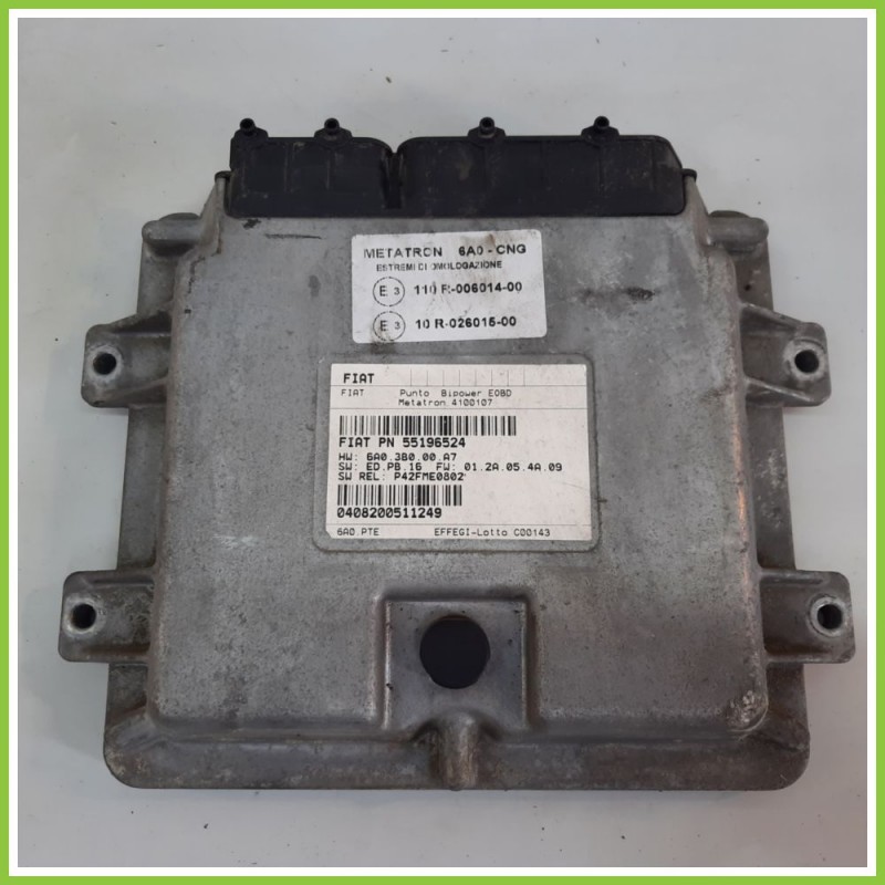 Centralina Motore Iniezione GAS METATRON 4100107 FIAT PUNTO 2U 1.2 8V 55196524 2003 2007