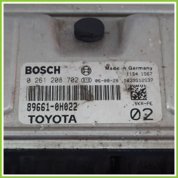 Centralina Motore Iniezione ECU BOSCH 0261208702 TOYOTA AYGO 1a Serie 1.0 12V 89661-0H022 2005 2014
