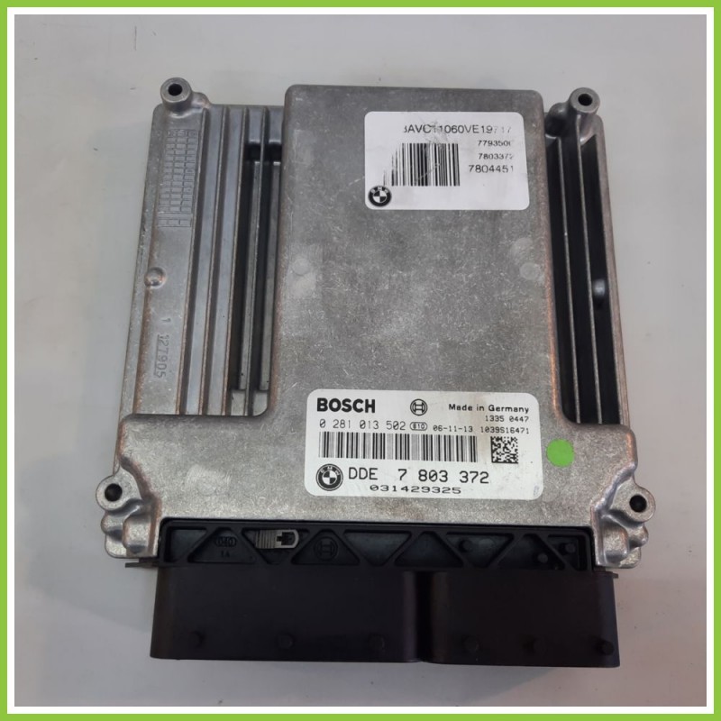 Centralina Motore Iniezione ECU BOSCH 0281013502 BMW Serie 3 E90/E91 DDE7803372 2005 2011