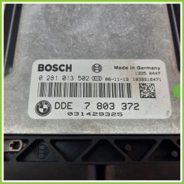 Centralina Motore Iniezione ECU BOSCH 0281013502 BMW Serie 3 E90/E91 DDE7803372 2005 2011