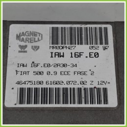 Centralina Motore Iniezione ECU MAGNETI MARELLI IAW16F.E0 FIAT CINQUECENTO NM 46475180 1992 1999