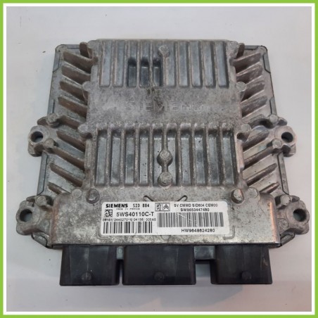 Centralina Motore Iniezione ECU SIEMENS 5WS40110C-T CITROEN C3 1a Serie 1.4 9648624280 2002 2005