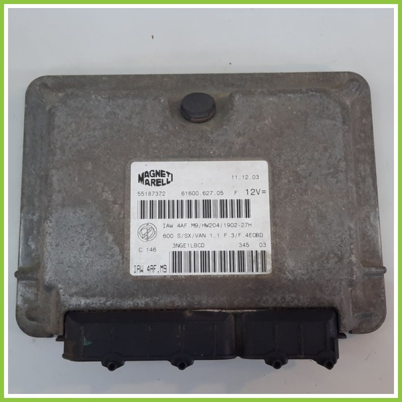 Centralina Motore Iniezione ECU MAGNETI MARELLI IAW4AF.M9 FIAT SEICENTO 1E 1.1 55187372 1998 2005