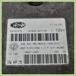Centralina Motore Iniezione ECU MAGNETI MARELLI IAW4AF.M9 FIAT SEICENTO 1E 1.1 55187372 1998 2005