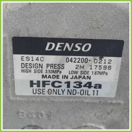 Compressore Clima AC Aria Condizionata DENSO ES14C TOYOTA PRIUS 3a Serie 042200-0212