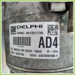 Compressore Clima AC Aria Condizionata DELPHI 401351736 OPEL ASTRA A04 13297443