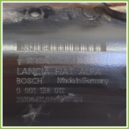 Motorino Avviamento BOSCH 0001138012 FIAT PUNTO EVO 3J 51810307