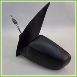 Specchio Specchietto Retrovisore Sinistro SX GOFFRATO FIAT PANDA 2Q 2003 2010 FICOSA FICOMIRRORS 011003 Originale Usato