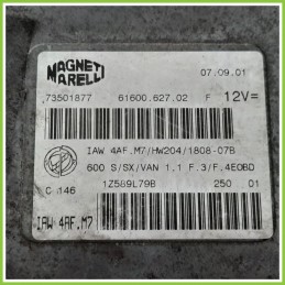 Centralina Motore Iniezione ECU MAGNETI MARELLI IAW4AF.M7 FIAT SEICENTO 1E 1.1 73501877 1998 2005