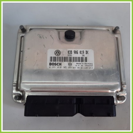 Centralina Motore Iniezione ECU BOSCH 0281010305 VOLKSWAGEN PASSAT 3B 1.9 TDI 038906019MK 2000 2006