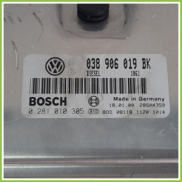 Centralina Motore Iniezione ECU BOSCH 0281010305 VOLKSWAGEN PASSAT 3B 1.9 TDI 038906019MK 2000 2006