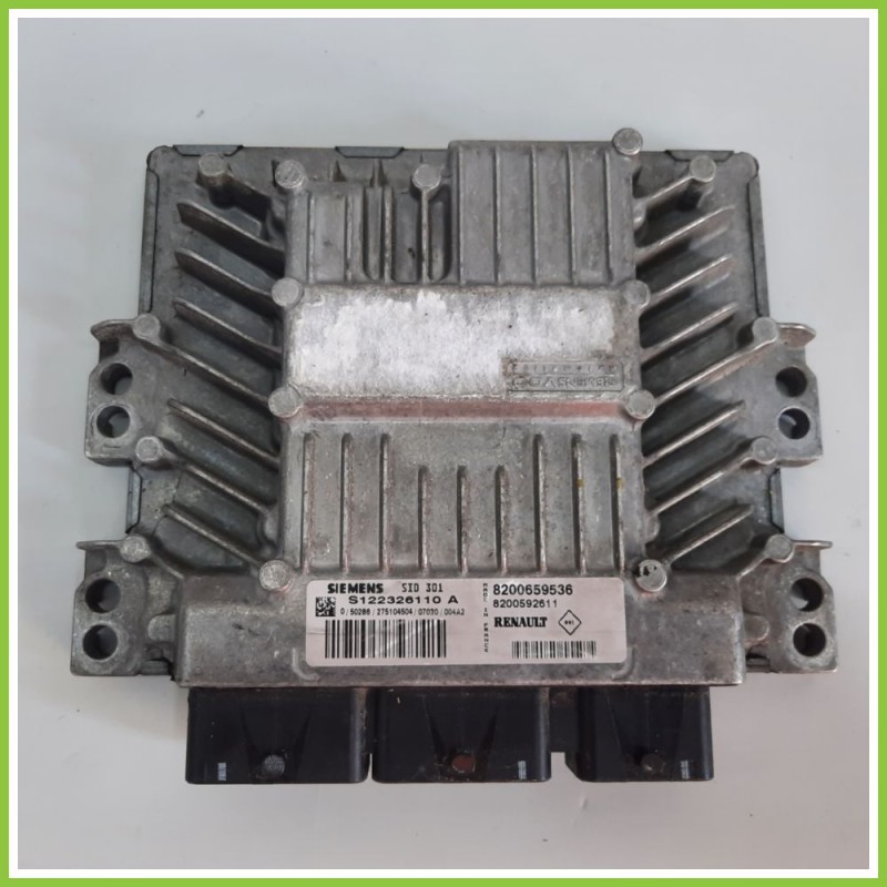 Centralina Motore Iniezione ECU SIEMENS S122326110A RENAULT SCENIC 2a Serie 1.5 dCi 8200659536 2003 2009