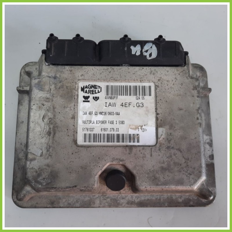 Centralina Motore Iniezione ECU MAGNETI MARELLI IAW4EF.G3 FIAT MULTIPLA 1F 1.6 16V 51761337 2004 2012