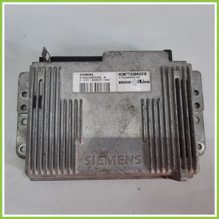 Centralina Motore Iniezione ECU SIEMENS S105300103A RENAULT MEGANE 1a Serie 1.6 7700860319 1996 1999
