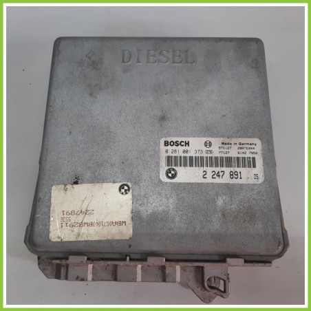 Centralina Motore Iniezione ECU BOSCH 0281001373 BMW Serie 5 E39 2247891 1995 2000