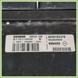 Centralina Motore Iniezione ECU SIEMENS S110115000B RENAULT CLIO 2a Serie 1.2 16V 820016238 2001 2010