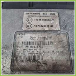 Centralina Motore Iniezione GAS METATRON 4100136 FIAT PANDA 2Q 1.2 51815710 2003 2010