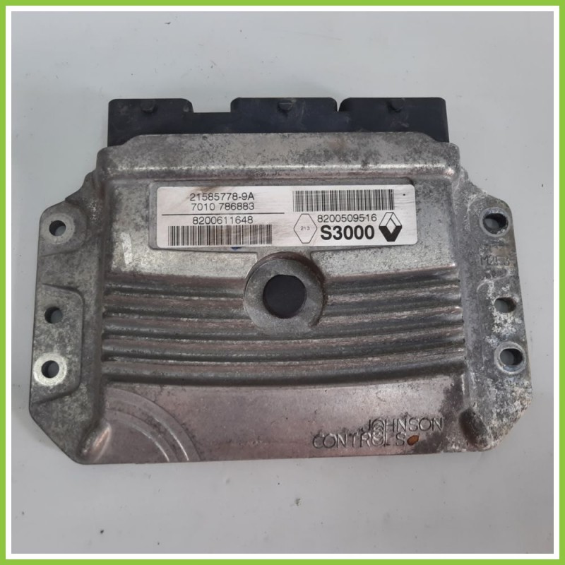 Centralina Motore Iniezione ECU JOHNSON CONTROLS 21585778-9A RENAULT SCENIC 2a Serie 1.6 16V 8200506516 2003 2009