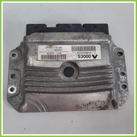 Centralina Motore Iniezione ECU JOHNSON CONTROLS 21585778-9A RENAULT SCENIC 2a Serie 1.6 16V 8200506516 2003 2009