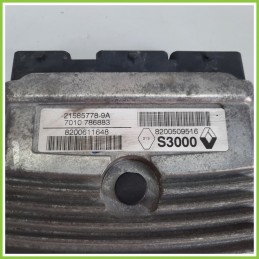 Centralina Motore Iniezione ECU JOHNSON CONTROLS 21585778-9A RENAULT SCENIC 2a Serie 1.6 16V 8200506516 2003 2009