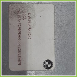 Centralina Motore Iniezione ECU BOSCH 0281001373 BMW Serie 5 E39 2247891 1995 2000