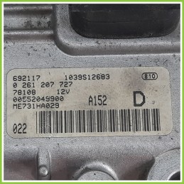 Centralina Motore Iniezione ECU BOSCH 0261207727 ALFA ROMEO 147 W8 1.6 16V Twin Spark 552049900 2004 2011