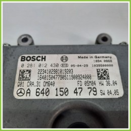 Centralina Motore Iniezione ECU BOSCH 0281012430 MERCEDES-BENZ Classe A W/C169 CDI A6401504779 2004 2013