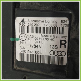 Faro Fanale Proiettore Anteriore Destro DX AUTOMOTIVE LIGHTING 0301240202 AUDI A4 8K 8K0041004 Usato