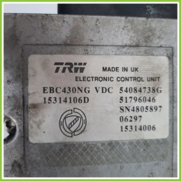 Centralina ABS Modulo Pompa TRW EBC430NG 51796046 ALFA ROMEO 159 X3/X9 Originale Usato