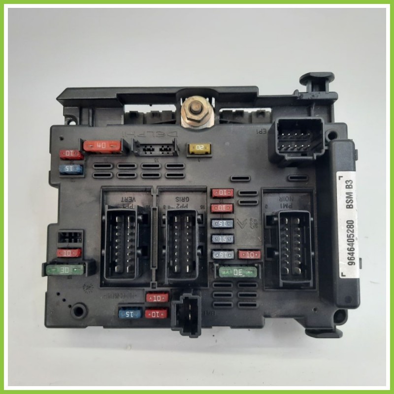 Body Computer Centralina Modulo BCM BSI DELPHI BSM-B3 PEUGEOT 206 1.1 9646405280 1998 2009