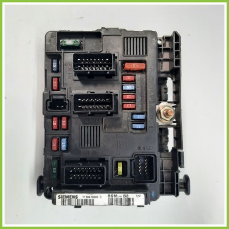 Body Computer Centralina Modulo BCM BSI SIEMENS BSM-B3 CITROEN C3 1a Serie 1.4 9643498880 2002 2005