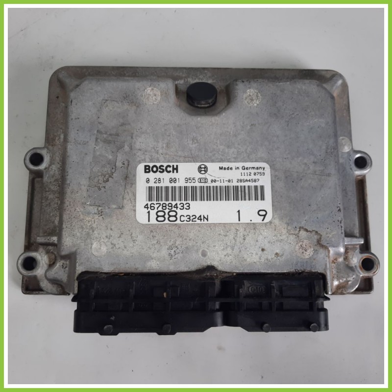 Centralina Motore Iniezione ECU BOSCH 0281001955 FIAT PUNTO 1N/1P 1.9 JTD 46789433 1999 2005
